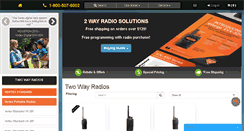 Desktop Screenshot of 2wayradiosolutions.com